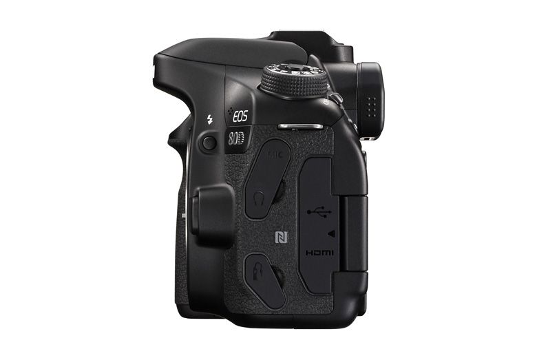 Canon EOS 80D Body Seitenansicht (rechts)