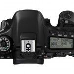 Canon EOS 80D Body Draufsicht