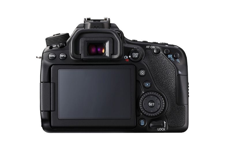 Canon EOS 80D Ansicht von hinten
